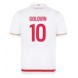 AS Monaco Aleksandr Golovin #10 Hjemmebanetrøje 2025-26 Kort ærmer